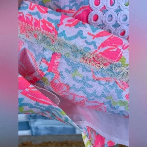 Lilly Pulitzer Lobstah Roll Lace Detail Dress size 00 - Picture 7 of 12